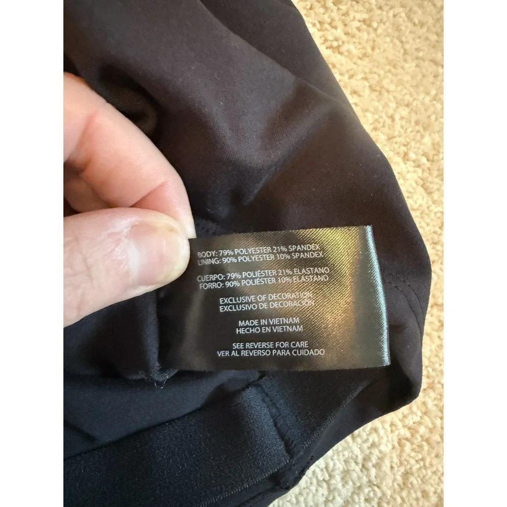 Gap Fit Sports Bra Women XL Black Racerback Wireless Soft Stretch Athletic Yoga - Picture 4 of 7